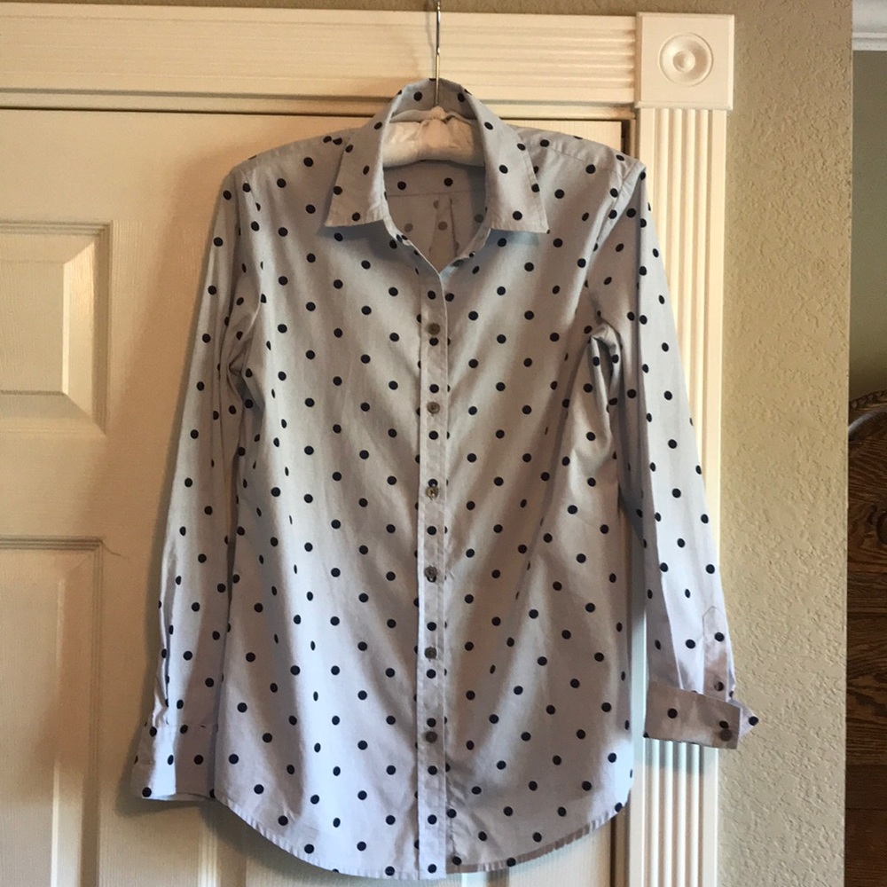 Classic woven button down